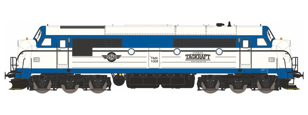 Dekas DK-8750162 - H0 - Diesellok TMX 1009, Tågkraft, Ep. VI - DC-Digital
